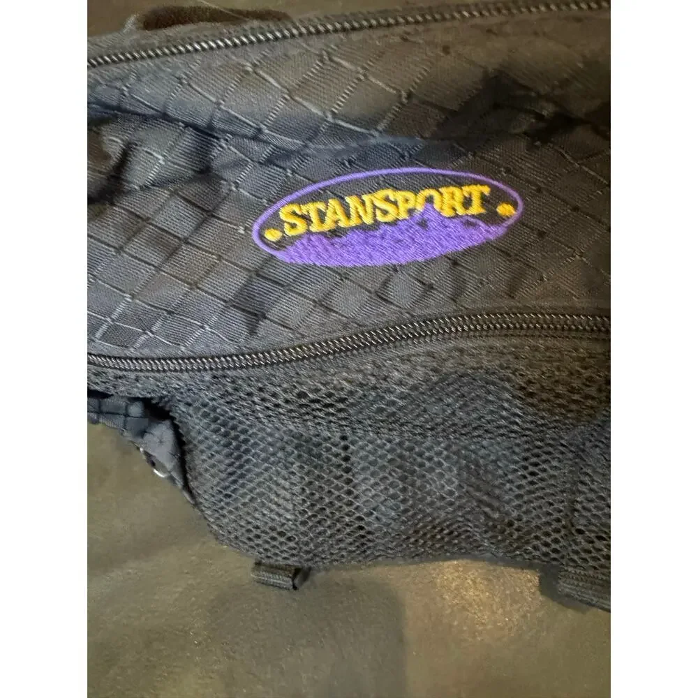 Stansport Black Waist Pack Hiking Fanny Pack Utility Belt Bag Adjustable